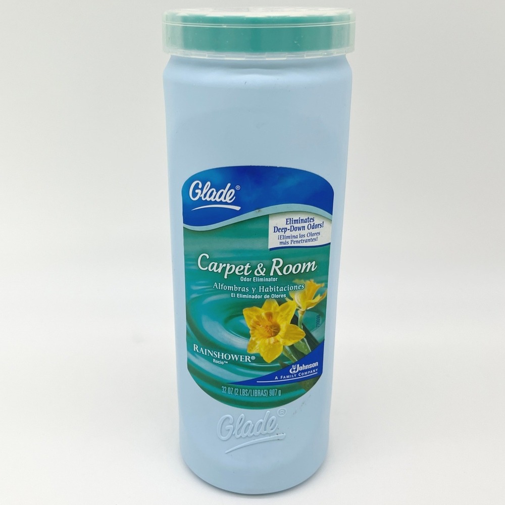 Glade Carpet Room Odor Eliminator Rainshower 32oz Fresh Clean Discontinued HTF